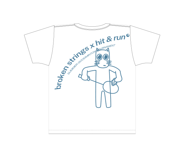 summer goodminton tournament shirt - bs x h&r